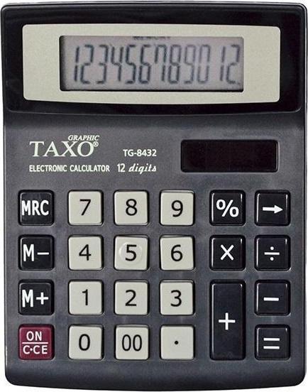 Produktbild Titanum Taxo-Rechner 12-stellig TG-8432 schwarz