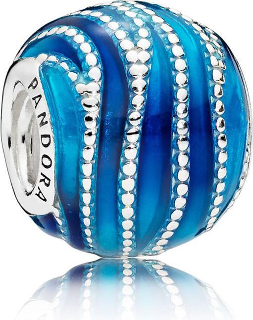 Pandora Turbini blu Charms/Beads (Acciaio inossidabile)