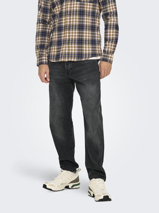 Actual product image Only & Sons Onsyoke Tapered Box Tai Dnm Cbo Noos (W31/L32)
