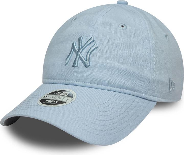 Actual product image New Era 9Twenty Damen Cap - Leinen New York Yankees Sky