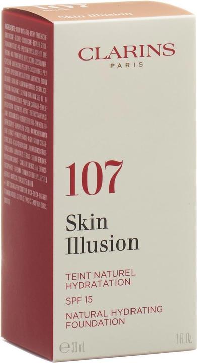 Actual product image Clarins Skin Illusion SPF15 No. 107 - Beige (107 Beige)