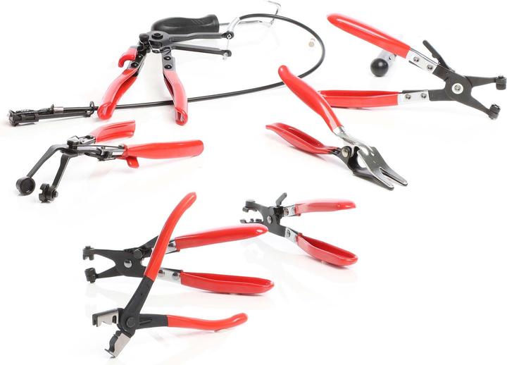 Produktbild Wiltec Schlauchklemmenzange Set 9x Schlauchschellenzange Werkzeug Kfz Klemmzange