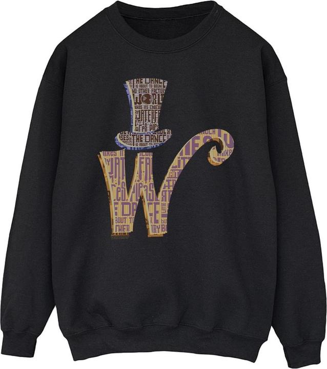 Willy Wonka & the Chocolate Factory W Logo Hat Sweatshirt (3XL)