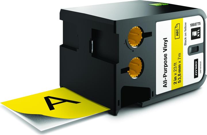 Produktbild Dymo XTL Schriftband, Vinyl (5.40 cm, Gelb)