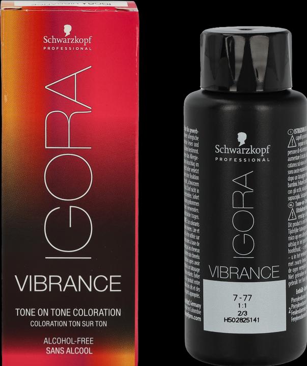 Produktbild Schwarzkopf Professional IGORA Vibrance Haartönung NEU (7-77 Mittelblond Kupfer Extra)