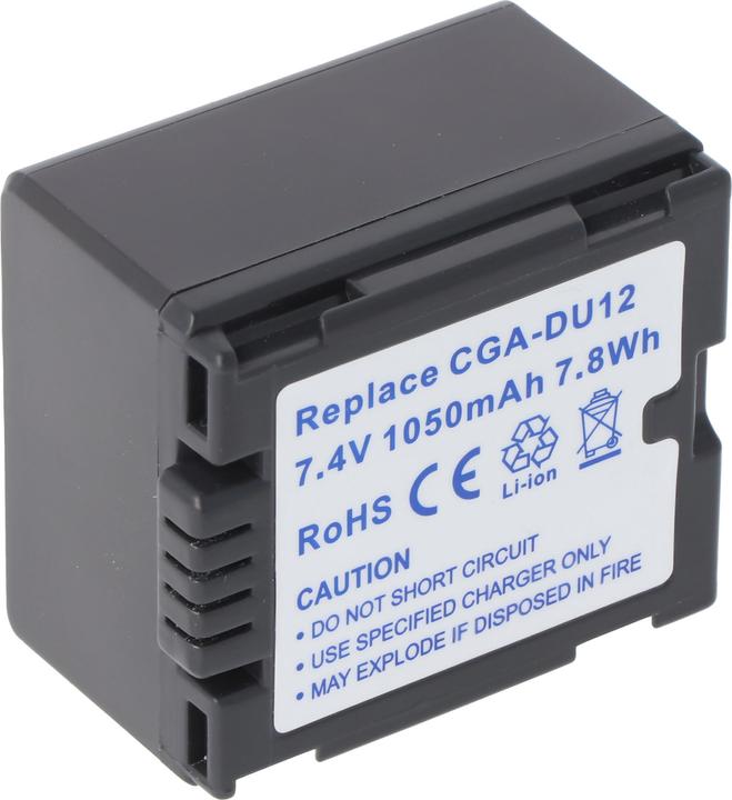 Produktbild AccuCell Akku Panasonic CGA-DU12, VW-VBD120 (Kamera Akku)