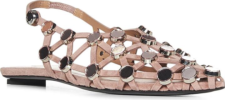 Actual product image The Attico Flat Shoes Beige (39)