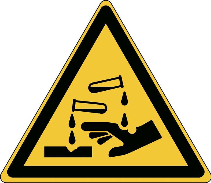 Immagine prodotto Brady Cartello di sicurezza ISO - Attenzione alle sostanze corrosive