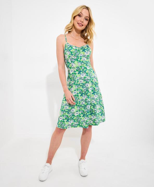 Actual product image Joe Browns Paisley Floral Spaghetti Strap Jersey Sundress