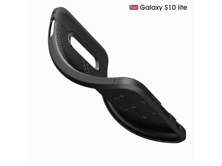 Produktbild Screenguard Samsung Galaxy S10e Hülle Leather Design TPU Cover (Samsung Galaxy S10e)