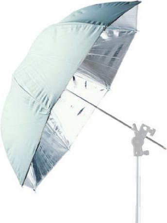 Produktbild Falcon Eyes Jumbo Reflexschirm UR-T86S Silber/Weiss 216 cm (Schirm, 216 cm)