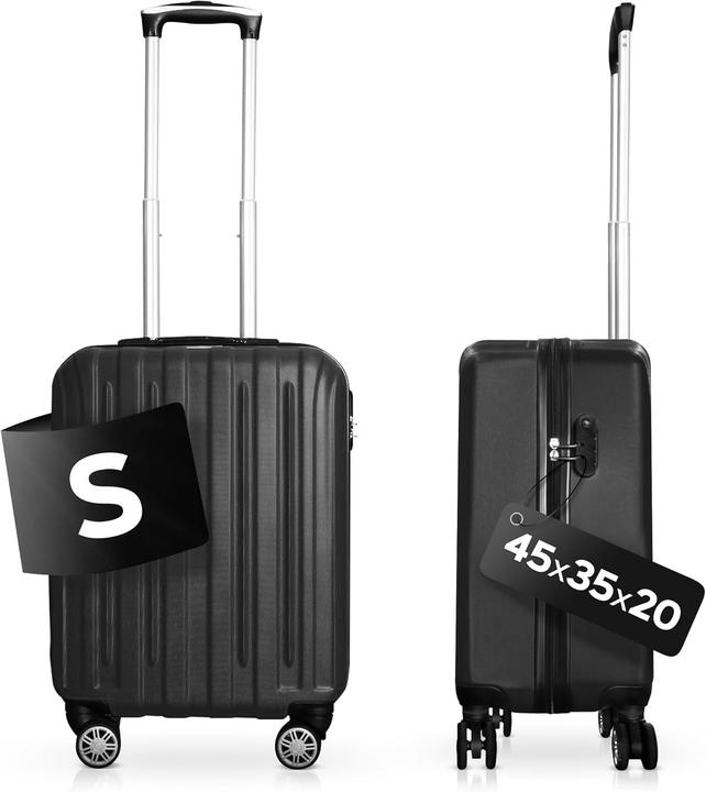 DS-Lux Hartschalen Reisekoffer (30 l, Handgepäck (bis 50l))
