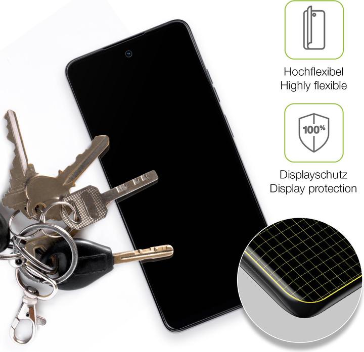 Actual product image Dipos Full Cover Screen Protector Matte (1 Piece, Motorola Moto G24 Power)