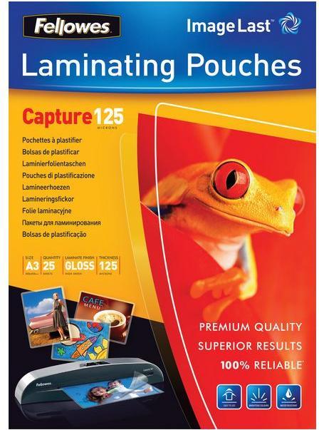 Image du produit Fellowes Capture 125 (A3, 25 pièce(s), 125 µm)