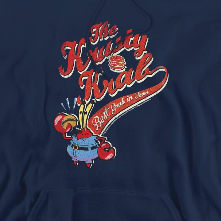 Immagine prodotto Spongebob Squarepants The Krusty Krab Felpa con Cappuccio Uomo (XL)
