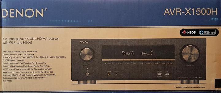Image du produit Denon Avr-X1500h (7.2 canaux, FM)