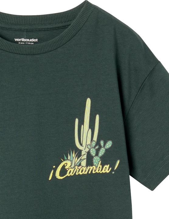 Image du produit Vertbaudet Jungen T-Shirt mit Print an der Brust und Recycling-Baumwolle (152)