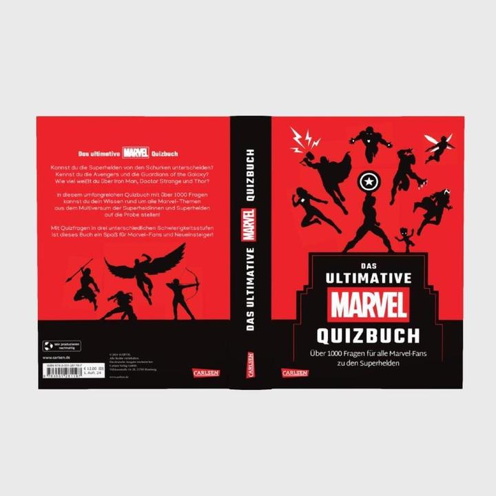 Actual product image Marvel: Das ultimative MARVEL Quizbuch (German, Susie Rae, 2024)
