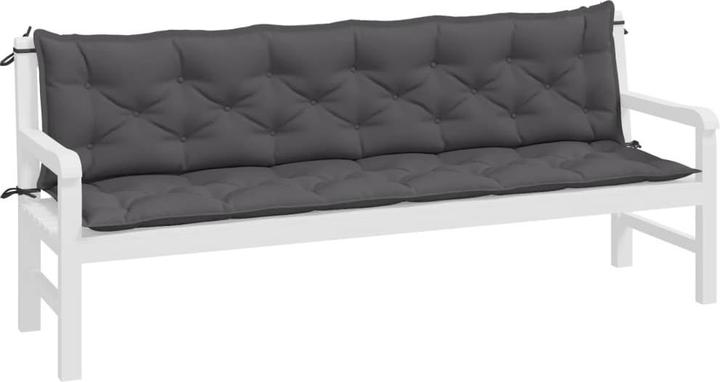 Produktbild VidaXL Gartenbank-Auflagen 2 Stk. O x ford-Gewebe (200 x 50 x 7 cm)