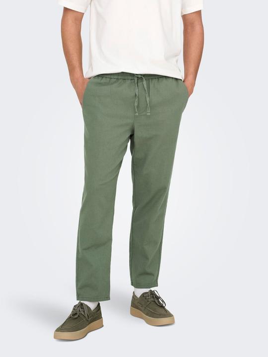 Actual product image Only & Sons Onslinus Crop 0007 Cot Lin Pnt Noos (XL)