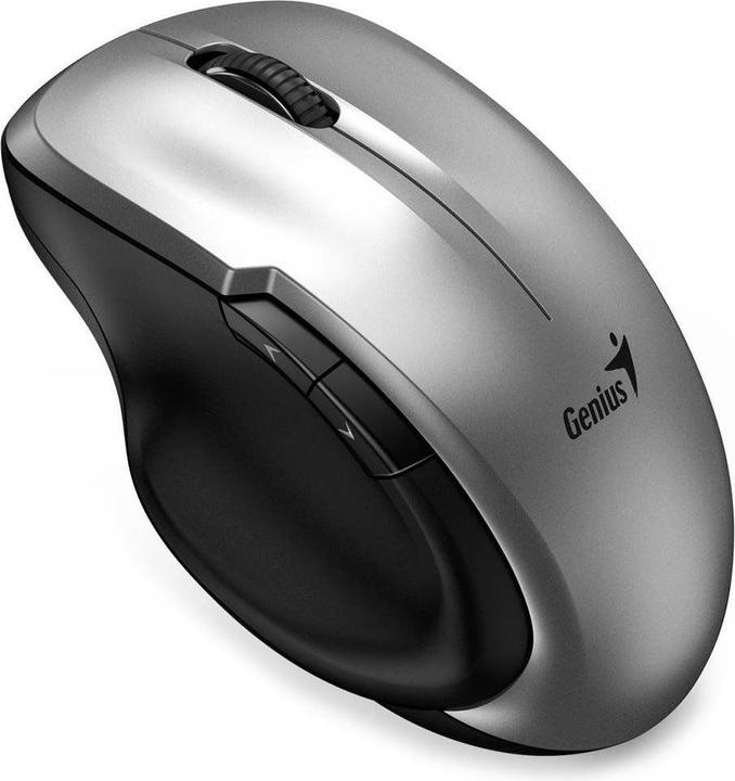 Actual product image Genius Mysz bezprzewodowa Ergo 8200S Srebrna Cichy klik (Wireless)