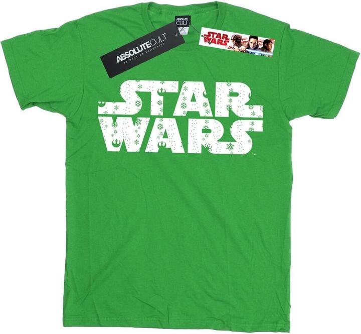Star Wars Christmas Logo TShirt Mädchen