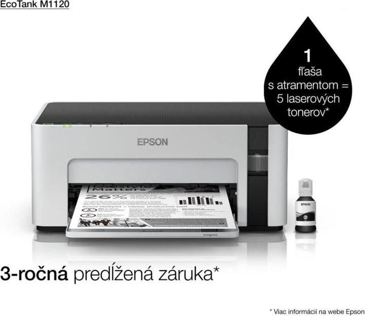 Immagine prodotto Epson EcoTank M1120 (Eco-Tank, Bianco e nero)