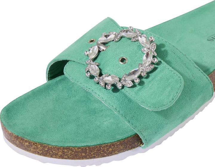 Actual product image Joe Browns Jewelled Buckle Slider Sandals (36)