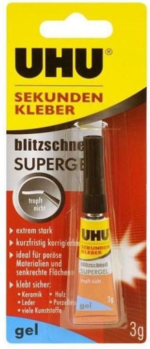 Image du produit UHU La super-colle Super Power (3 g, 3.10 ml)