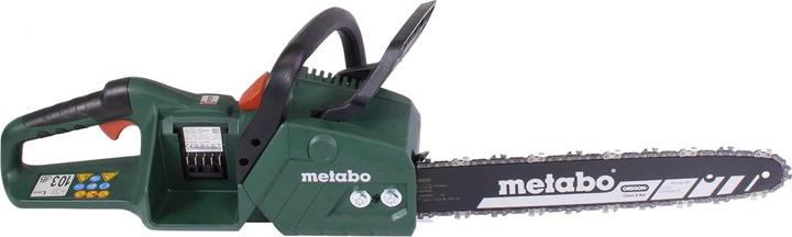 Actual product image Metabo MS 36-18 LTX BL 40 Battery chain saw 36 V ( 2x 18 V ) 40 cm 22 m/s Brushless + 2x battery 5,5 Ah (Battery chain saw)