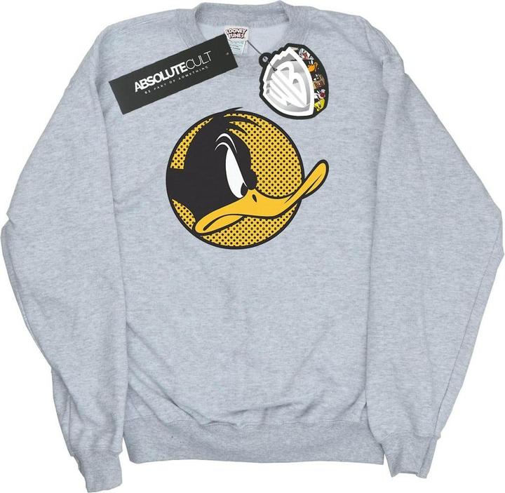 Produktbild Looney Tunes Daffy Duck Dotted Profile Sweatshirt (L)