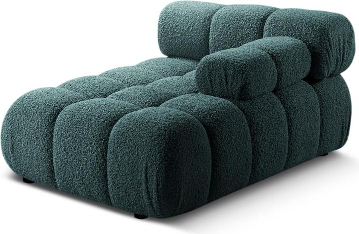 Actual product image Micadoni Velvet Chaise Longue Right, "Bellis", 1 Seat, 155x94x70 Made in Europe (Chaise longue)