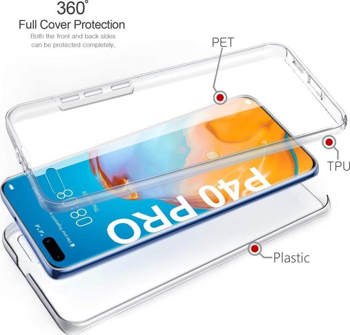Actual product image Screenguard 360° Screen & Body Protector Huawei P40 Pro Cover with Foil (Huawei P40 Pro+)