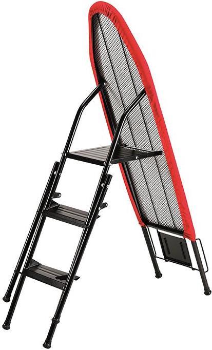 Image du produit Jata Table à repasser et escabeau 2 en 1 (107 x 34 cm)