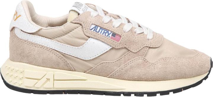 Actual product image Autry reelwind low sneakers in suede and nylon color beige (42)