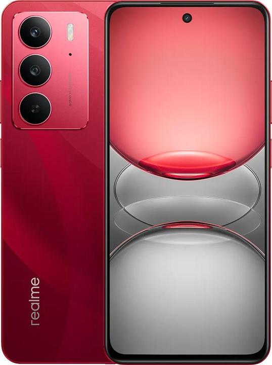 Actual product image realme C75 8/256GB Ruby Red IP69 45W 90Hz (256 GB, Ruby Red, 6.72", Dual SIM, 50 Mpx, 4G)