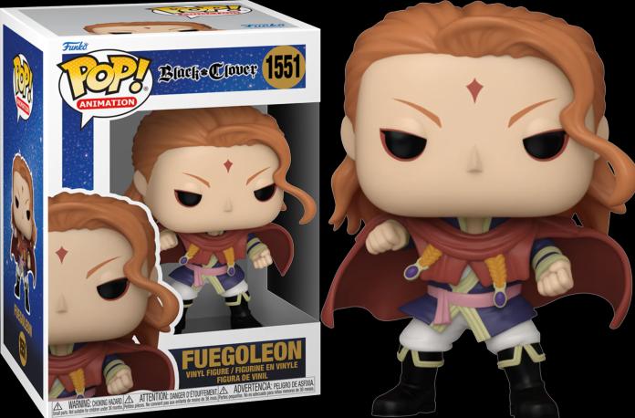 Actual product image Funko Black Clover POP! animation vinyl figure Fuegoleon 9 cm
