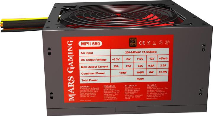 Produktbild Tacens Mars MPII TACMARS-MPII550 Netzteil (550 W, aktiv) (550 W)