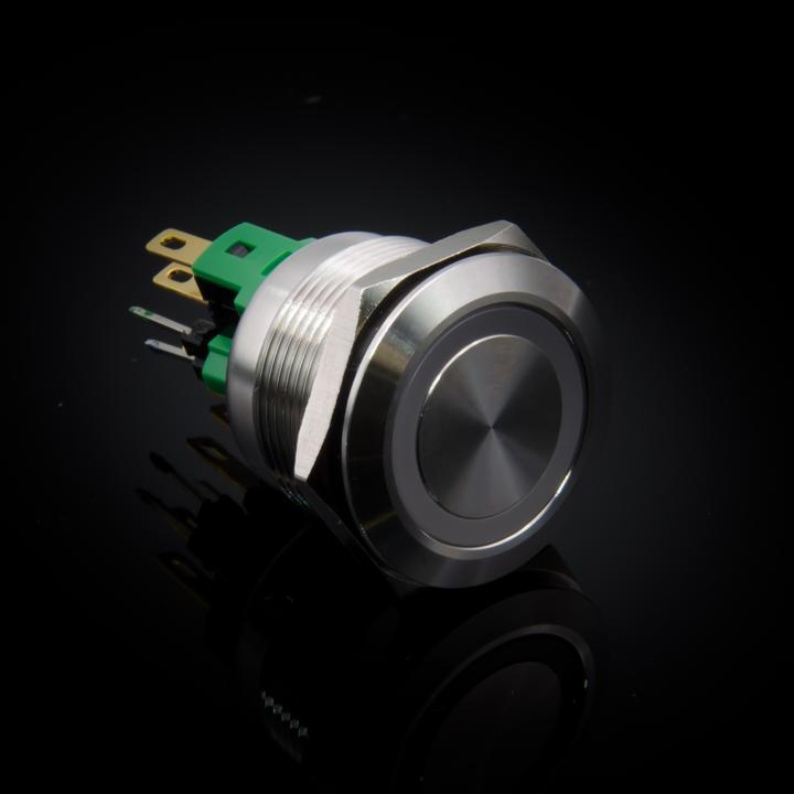 Immagine prodotto Purecrea Pulsante da 22 mm con illuminazione RGB 5V - acciaio inox