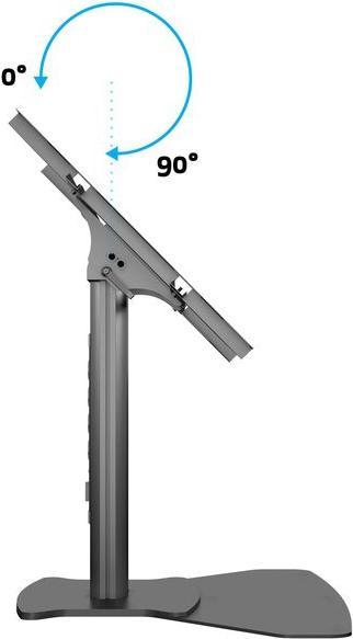 Produktbild Multibrackets TV-Ständer bis 55", Metall/Aluminium, schwarz (55", 60 kg)