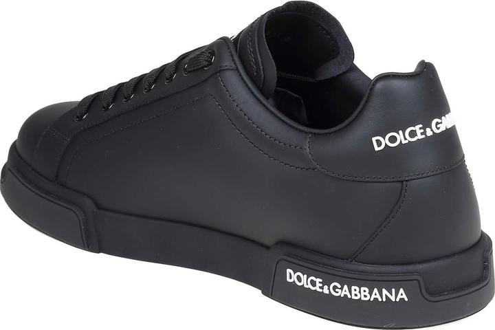 Actual product image Dolce & Gabbana portofino sneakers in black nappa (41)