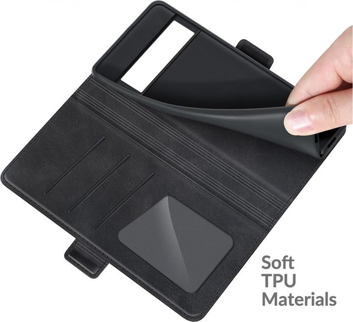 Actual product image Screenguard Google Pixel 6 Pro CardLounge Leather Case (Google Pixel 6 Pro)