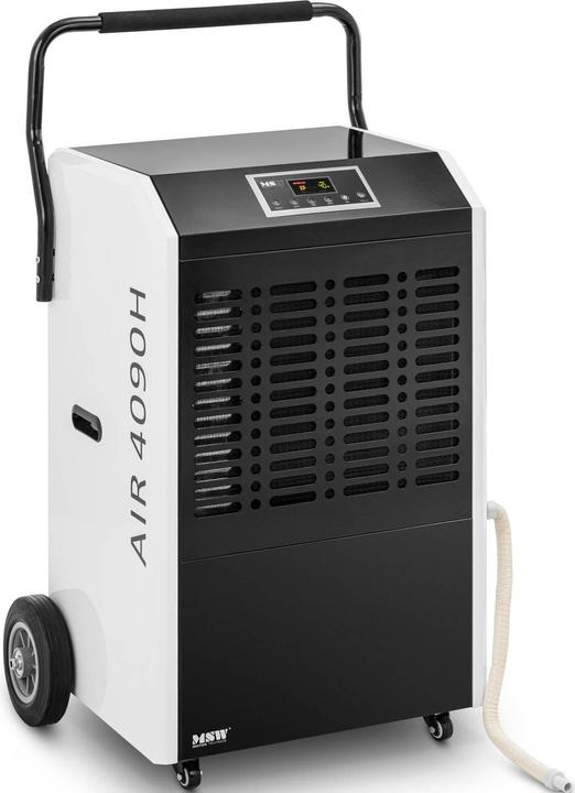 Actual product image MSW Dehumidifier - 138 l / 24 h - 70 - 100 m² - 857 m³/h - with handle (100 m², 138 l/24h)