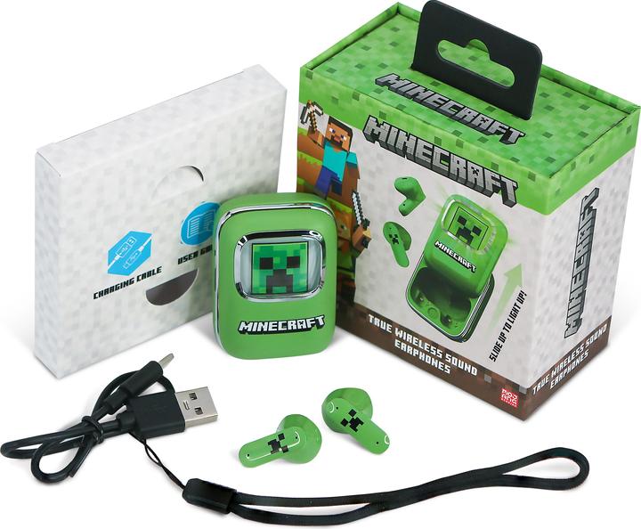 Actual product image OTL Minecrarft Slide TWS earphones