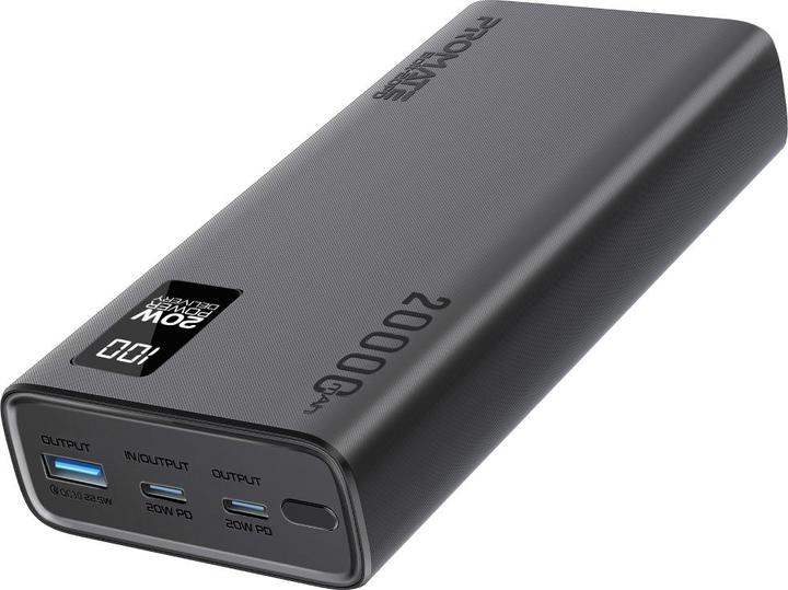 Actual product image ProMate Bolt-20PD Powerbank 20000mAh (20000 mAh, 20 W, 74 Wh)