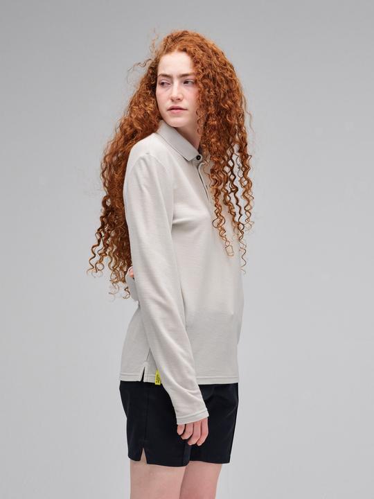 Actual product image Mover Plastic Free Sportswear Long Sleeve Merino Polo (M)
