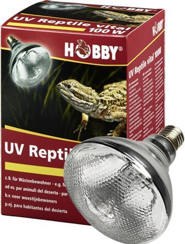 Actual product image Hobby Terrarium lamp UV Reptile vital, E27, 100 W (UVA, UVB)
