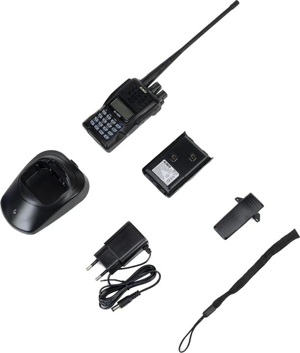 Image du produit Alinco Radio VHF/UHF portable PNI DJ-500-E, puissance réglable, 200 CH, 1500 mAh, Talk Around, V (UHF, VHF)