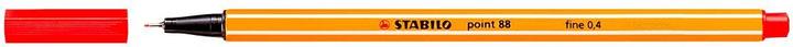 Actual product image STABILO point 88 Fineliner (Red, 10 x)