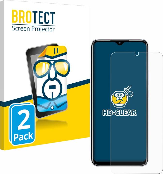 Produktbild BROTECT Schutzfolie Displayschutz Klar (2 Stück, Infinix Hot 10 Play)